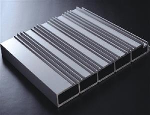 Fluorocarbon sprayed aluminium profiles