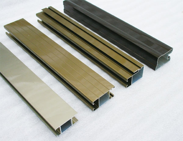 Electrophoresis surface aluminium profiles for windows and doors