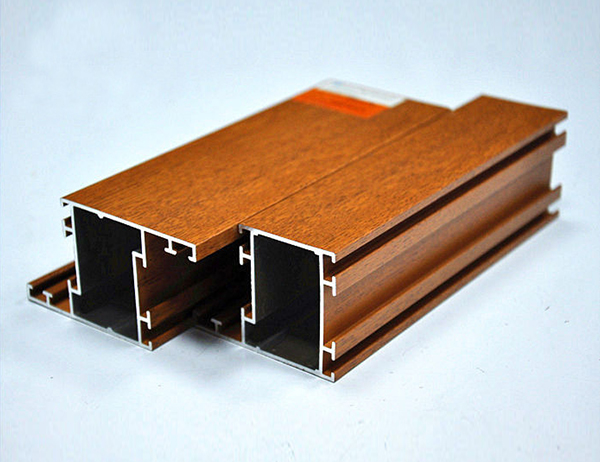 wood aluminum profiles for indoor