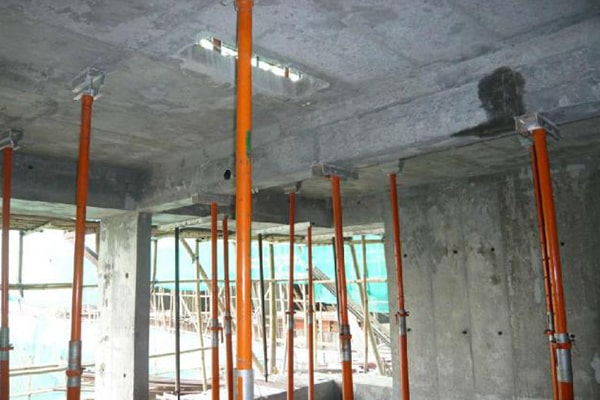 Effect after aluminum formwork removal.