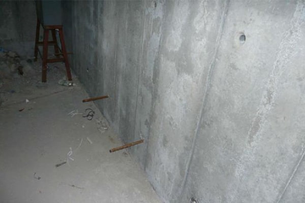 Effect after aluminum formwork removal.